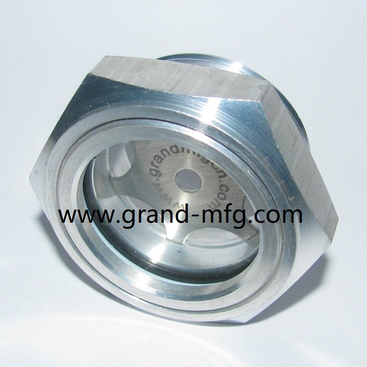 Flyshop Aluminum Alloy 14mm Dia Male Thread Air Compressor Oil Level Sight Glass 