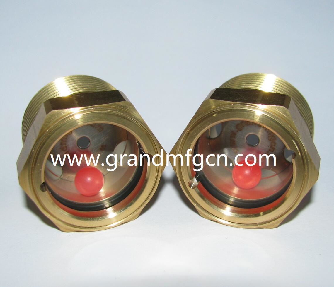 thumbnail image 2 of Uxcell G3/4 Male Thread Air Compressor Fitting - Clear Plastic Oil Sight Glass 2 of 5