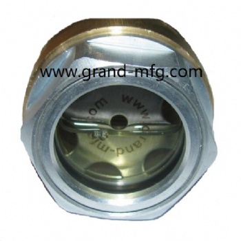 G thread Liquid Receivers aluminum oil sight glass gauge 1/2