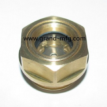 1/2 Compressor unit brass sight glass liquid level sight plug