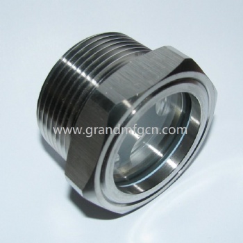 stainless steel ss304 water flow sight glass indicator