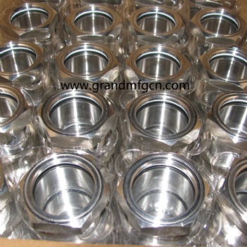 Storage vessels stainless steel SS316 fluid oil sight glass