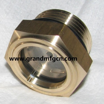 G3/4 inch Speed reducer brass plug with visual level indicator