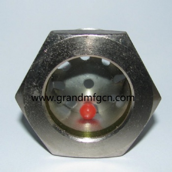 Pipe fitting BSP fused water flow indicator sight glass