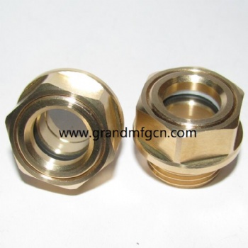 Transparent Reducers oil sight glass plug M18X1.5