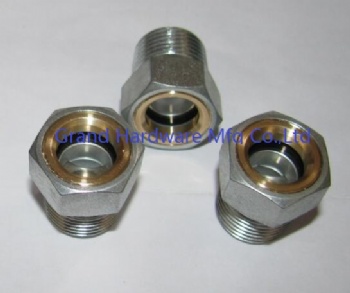 General Purpose Pump steel Plated oil sight glass plugs NPT 1/2 Inch