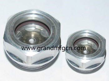 Marine gearbox aluminum oil sight glass gauge G3/4