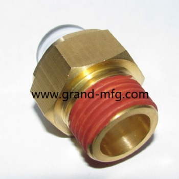 铜铝油液位视镜散热器水箱液位镜G1/2 G3/4 G1
