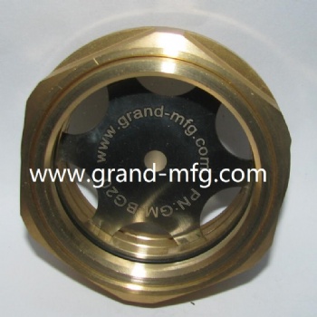 空气压机减速机铜油液位视镜G1 G3/4