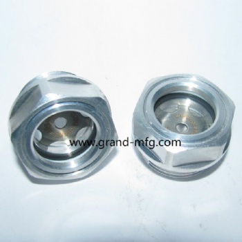 Gear boxes quality aluminum oil sight glass indicator