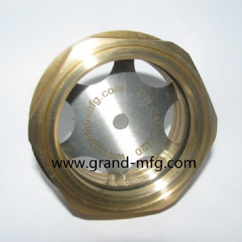 G2 BSP2 Inch Brass oil level sight glass windows plugs for blower screw compressor gear unit and pumps
