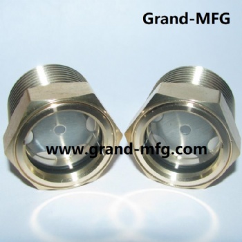 Speed reducers G thread brass oil level sight glasses