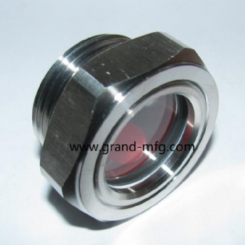 Reactor container stainless steel SS316 fluid oil sight glass