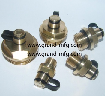 Hydraulic Cylinder BSP3/8 SAE brass breather air vents