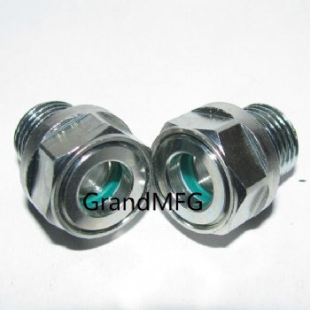 Gear boxes steel plated oil sight glass plugs NPT 1/2 Inch