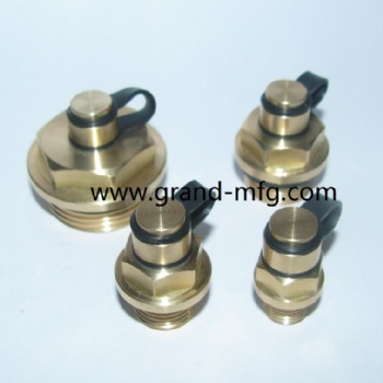 Hydraulic reducers G3/8 brass breather air vent plug
