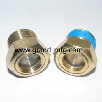 Speed reducers gearbox brass oil level indicator 3/8 MNPT