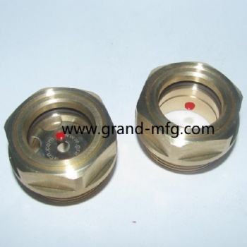M18X1.5 Air Compressors Brass Oil Sight Glass Indicator