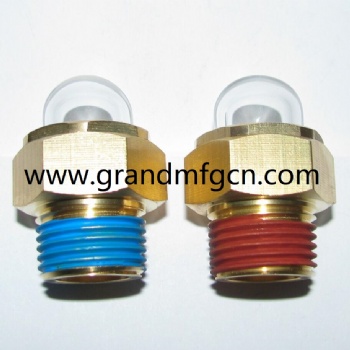 Coolant Reservoir GrandMfgÂ® Brass level sight glass NPT1/2 inch