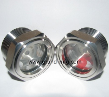 Pipe fitting SS316 bull eye water flow sight glass
