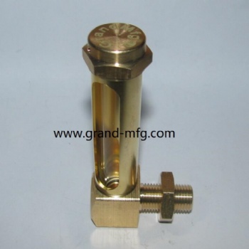 G1/4 INCH brass oil level gauge tubular oil indicator