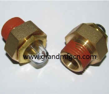 GrandMfg® Brass level 3-D BullsEye Sight Glass NPT1/2 inch