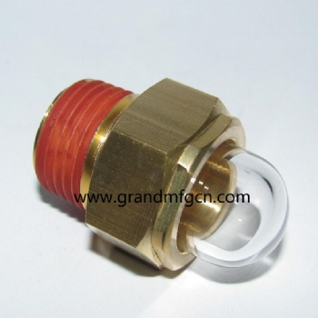GrandMfg® Brass level sight glass NPT1/2 inch for Power plant,power generator in the hot water radiator