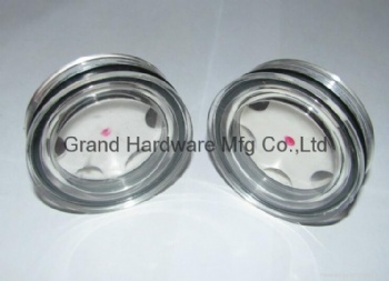 Metric thread Circular Plastic oil level sight glass window plugs