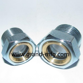 ANSI Centrifugal Pumps and Process Pumps 1 Inch NPT Plated Steel sight glass bulleye viewports plugs