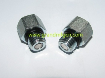 Hexagon Magnetic Aluminum oil drain plugs M27x2