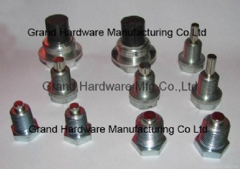 Hexagon Magnetic Aluminum oil drain plugs M27x2