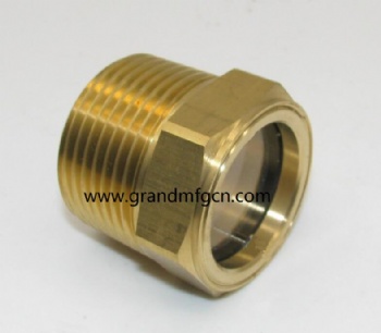 International Surge Tank 1/2 inch NPT Brass sight glass bulleye viewports plugs