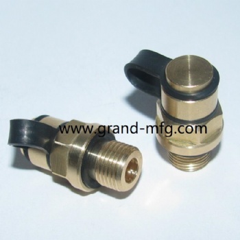 M12 Gearbox brass breather vent plug air vent valve