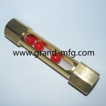 Femal thread G1/4 inch Brass tubular oil level gauge indicator