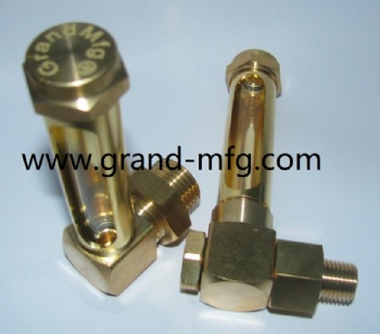 1/4 3/8 1/2 BSP M10 M12 M14 M16 Glass Length 80 100 125 150 200mm Brass Oil Liquid Level Indicator Sight Glass Gauge Lathes