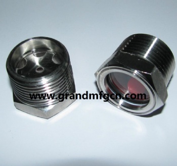 BSPT 1  inch Stainless Steel 304 Viewports Bulls Eye Oil level sight glass plugs
