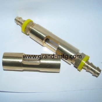 L型NPT美制螺纹黄铜管油油标油位视镜