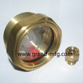 Mechanical Vacuum boosters pumps brass oil level sight glass window plug BSP