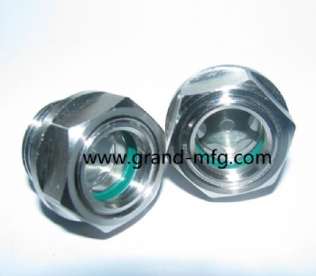 M42X1.5 and M42x2 Sodium Hypochlorite Industrial Pump aluminum oil sight glass windows plugs