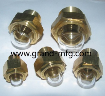 7/8-14UNF RW0009-10 heavy duty trucks & tractors metal surge tank coolant sight glass