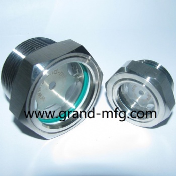 Waste Cone NPT1-1/2 inch Stainless Steel 316 liquid level sight glass plug sight windows