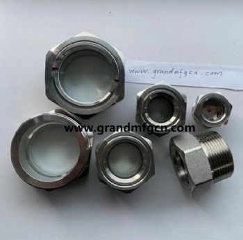 Waste Cone NPT2 inch Stainless Steel 316 liquid level sight glass plug sight windows