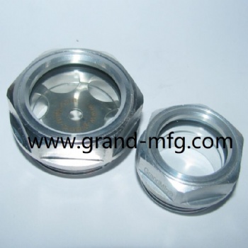 M42X1.5 and M42x2 Sodium Hypochlorite Industrial Pump aluminum oil sight glass windows plugs