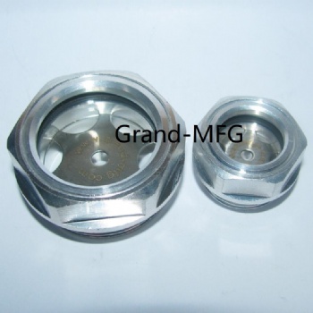 M42X1.5 and M42x2 Sodium Hypochlorite Industrial Pump aluminum oil sight glass windows plugs