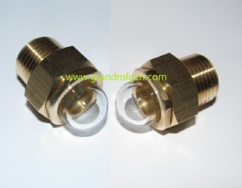 7/8-14UNF RW0009-10 heavy duty trucks & tractors metal surge tank coolant sight glass