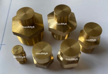 MNPT 1/4 inch brass breather air vented plugs with filter