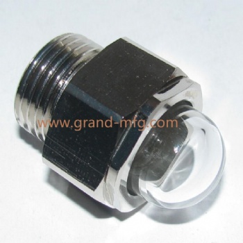 NPT1/2 Inch Domed Stainless Steel Observe Oil Level Sight Glass indicator plugs