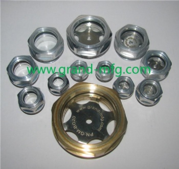 M48x2 M48x1.5 Aluminum Oil level Sight Glass plugs for Gearbox and Gear Moter