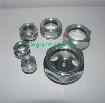 BSP 2 Inch o G 2 inch Aluminum Oil level Sight Glass plugs for Gearbox and Gear Moter