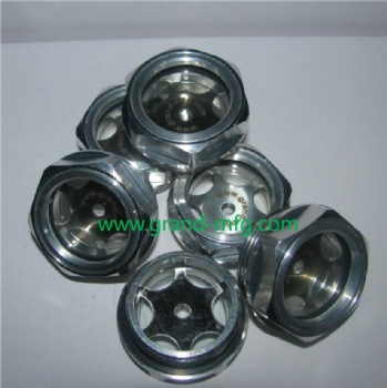 BSP 2 Inch o G 2 inch Aluminum Oil level Sight Glass plugs for Gearbox and Gear Moter